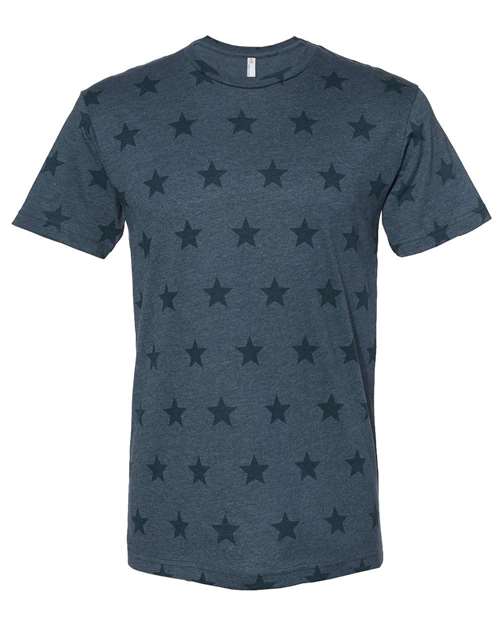 Load image into Gallery viewer, Unisex Star Print Tee - Denim Star