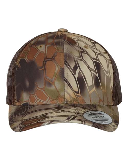 Load image into Gallery viewer, YP Classics 6606 Retro Trucker Cap - Kryptek Highlander