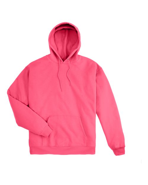 Load image into Gallery viewer, Unisex EcoSmart® Hooded Sweatshirt - Safety Pink