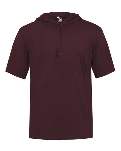 Load image into Gallery viewer, Badger 4123 Men's B-Core Hooded T-Shirt - Maroon