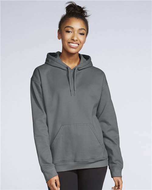 Load image into Gallery viewer, Unisex Softstyle® Midweight Hooded Sweatshirt — product photo 9