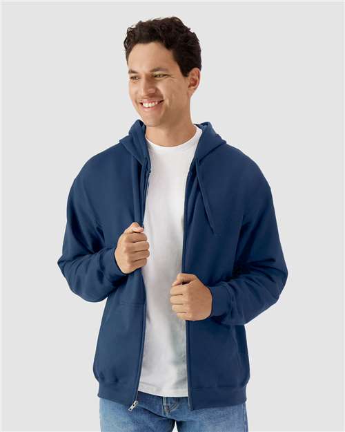 Load image into Gallery viewer, Unisex Softstyle® Full-Zip Hooded Sweatshirt — product photo 6