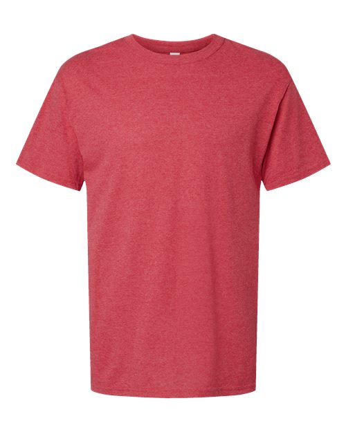 Load image into Gallery viewer, M&O 4800 Men's Gold Soft Touch T-Shirt - Heather Red