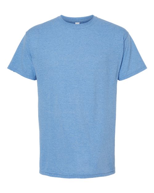 Load image into Gallery viewer, M&O 4800 Men's Gold Soft Touch T-Shirt - Light Blue Heather