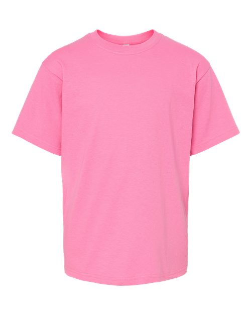 Load image into Gallery viewer, M&O 4850 Youth Gold Soft Touch T-Shirt - Azalea