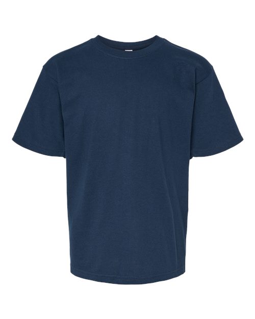 Load image into Gallery viewer, M&O 4850 Youth Gold Soft Touch T-Shirt - Deep Navy