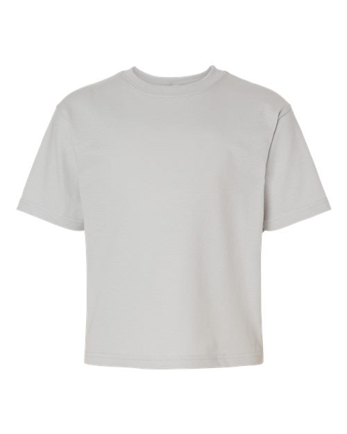 Load image into Gallery viewer, M&O 4850 Youth Gold Soft Touch T-Shirt - Platinum
