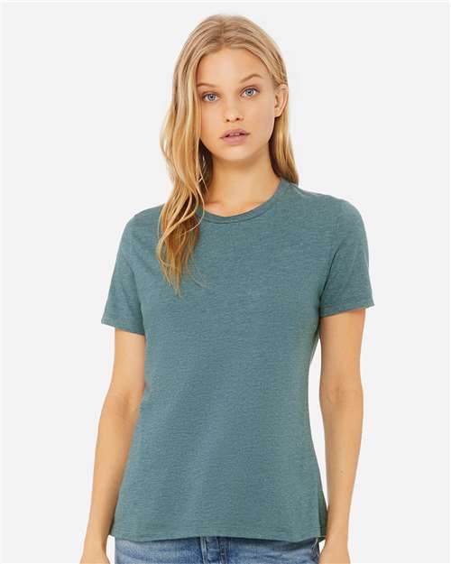 Load image into Gallery viewer, Women’s Relaxed Fit Heather CVC Tee — product photo 10