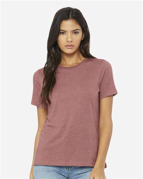 Load image into Gallery viewer, Women’s Relaxed Fit Heather CVC Tee — product photo 15