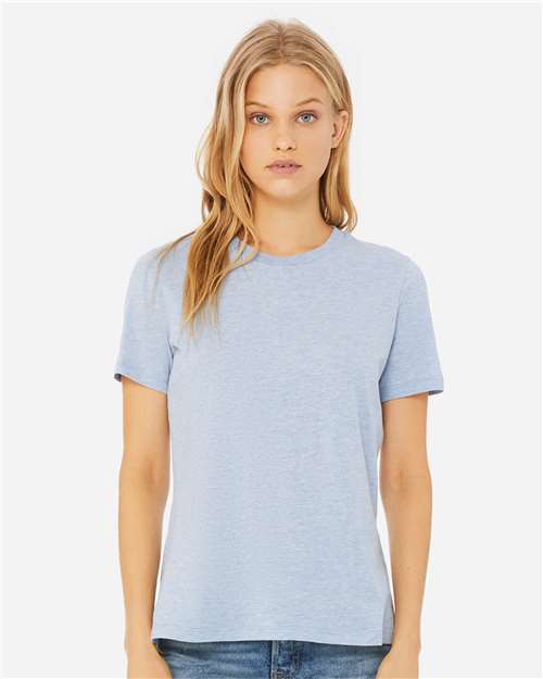 Load image into Gallery viewer, Women’s Relaxed Fit Heather CVC Tee — product photo 21
