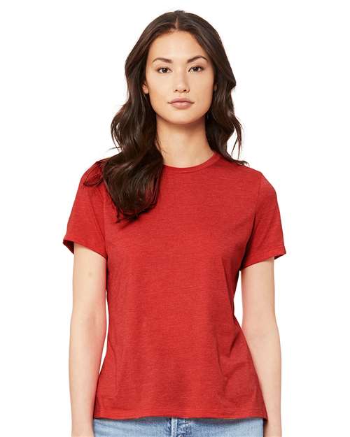 Load image into Gallery viewer, Women’s Relaxed Fit Heather CVC Tee — product photo 25