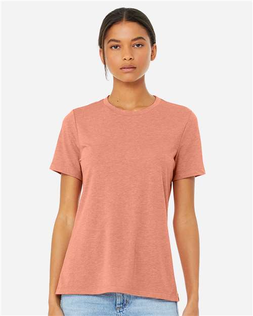 Load image into Gallery viewer, Women’s Relaxed Fit Heather CVC Tee — product photo 31