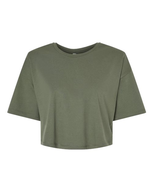 Load image into Gallery viewer, Women's Jersey Crop Tee — product photo 3