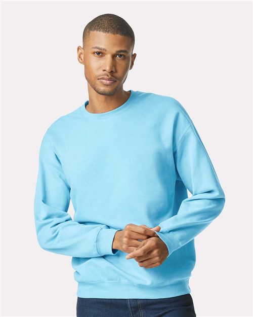 Load image into Gallery viewer, Unisex Softstyle® Midweight Crewneck Sweatshirt — blank sweatshirt for DTF printing
