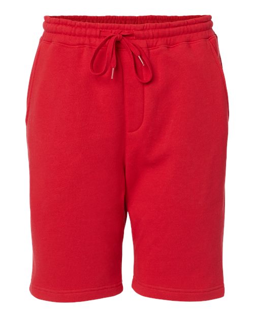 Load image into Gallery viewer, Independent Trading Co. IND20SRT Men's Midweight Fleece Shorts - Red