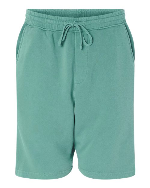 Load image into Gallery viewer, Independent Trading Co. PRM50STPD Unisex Pigment-Dyed Fleece Shorts - Pigment Mint