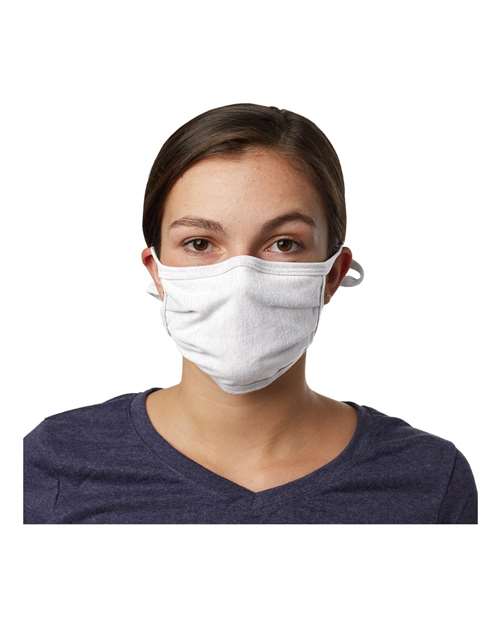 Load image into Gallery viewer, Hanes BMSKAR X-Temp™ 2-Ply Adjustable Face Mask - White