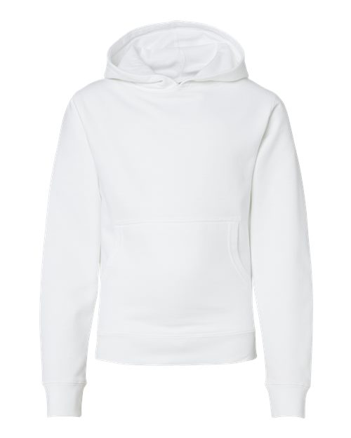 Load image into Gallery viewer, Youth Midweight Hooded Sweatshirt - White