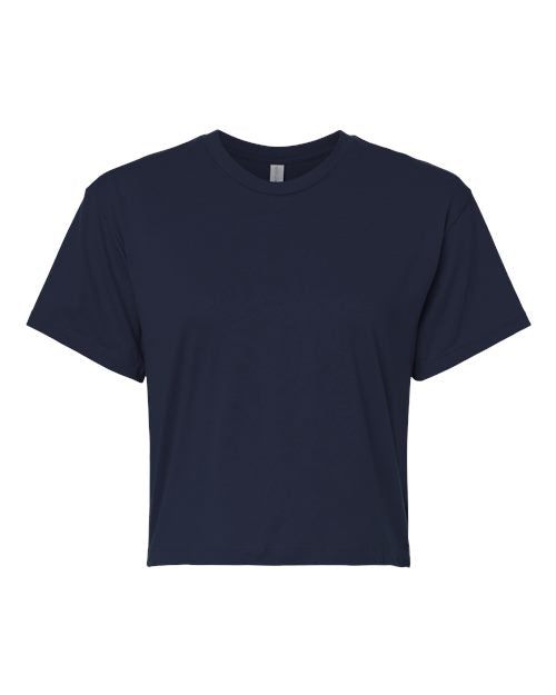 Load image into Gallery viewer, Women's Ideal Crop Top - Midnight Navy