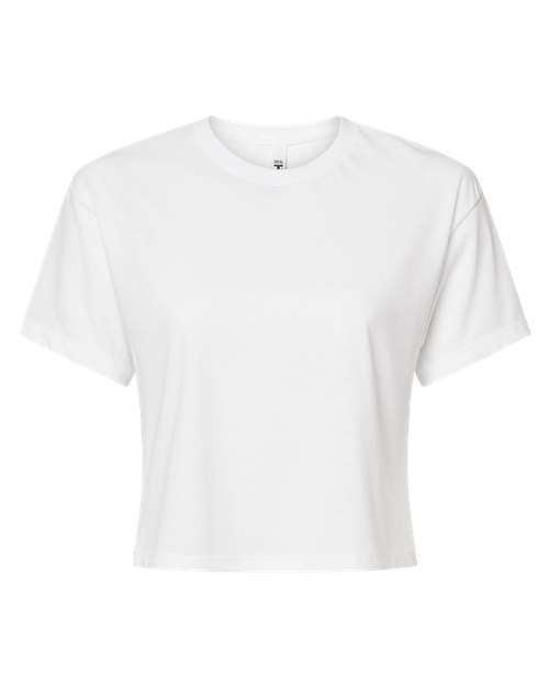 Load image into Gallery viewer, Women's Ideal Crop Top - White