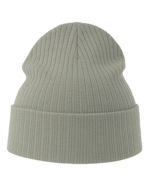 Load image into Gallery viewer, Atlantis Headwear RIO Sustainable Rib Cuffed Beanie - Light Grey