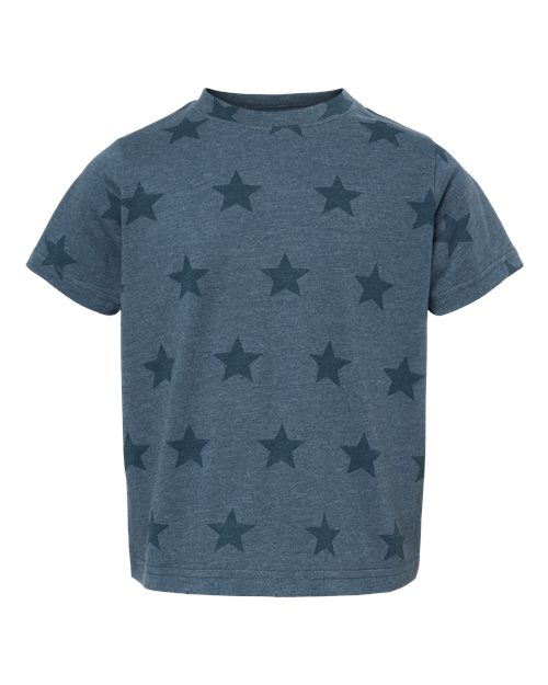 Load image into Gallery viewer, Toddler Star Print Tee - Denim Star