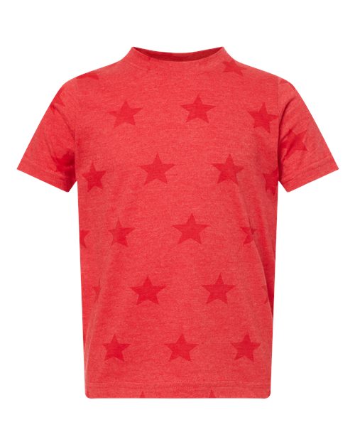 Load image into Gallery viewer, Toddler Star Print Tee - Red Star
