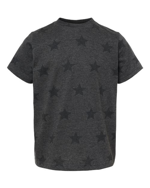 Load image into Gallery viewer, Toddler Star Print Tee - Smoke Star