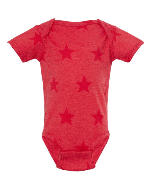Load image into Gallery viewer, Infant Star Print Bodysuit - Red Star