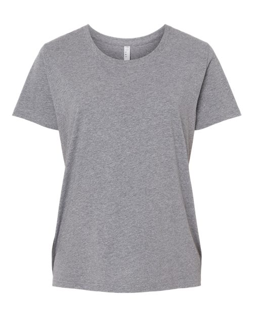 Load image into Gallery viewer, LAT 3816 Women's Curvy Collection Fine Jersey Tee - Granite Heather