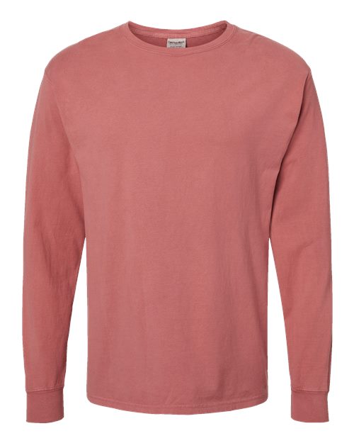 Load image into Gallery viewer, Unisex Garment-Dyed Long Sleeve T-Shirt - Nantucket Red