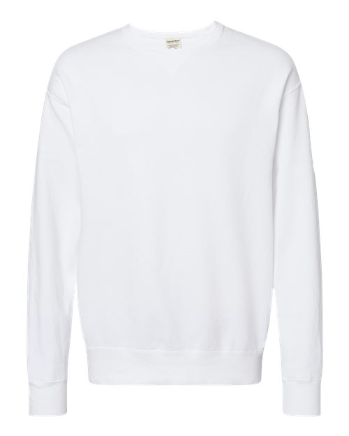 Load image into Gallery viewer, Unisex Garment-Dyed Crewneck Sweatshirt - White