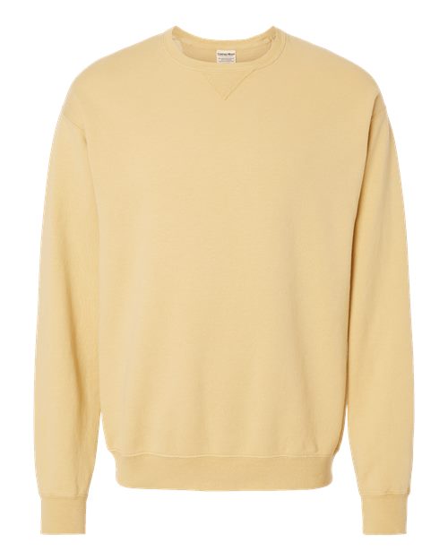 Load image into Gallery viewer, Unisex Garment-Dyed Crewneck Sweatshirt - Summer Squash Yellow