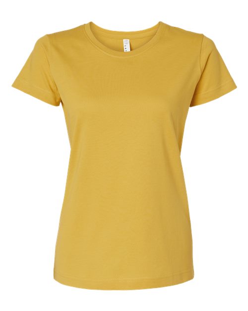 Load image into Gallery viewer, LAT 3516 Women's Fine Jersey Tee - Mustard