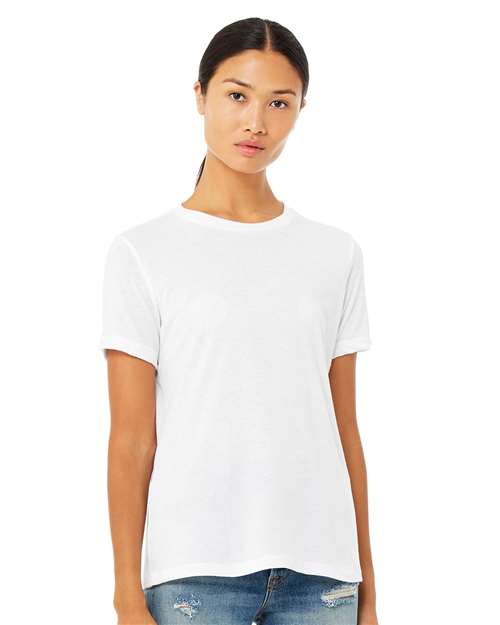 Load image into Gallery viewer, Women’s Relaxed Fit Heather CVC Tee — product photo 34
