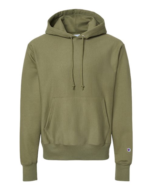 Load image into Gallery viewer, Unisex Reverse Weave® Hooded Sweatshirt - Fresh Olive