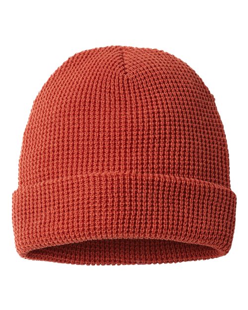 Load image into Gallery viewer, Richardson 146R Waffle Cuffed Beanie - Rust
