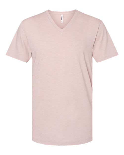 Load image into Gallery viewer, Unisex CVC V-Neck Tee - Heather Blush