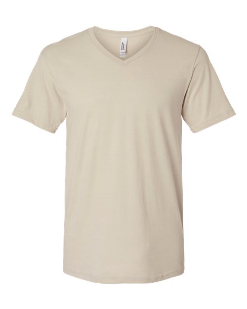Load image into Gallery viewer, Unisex CVC V-Neck Tee - Heather Bone
