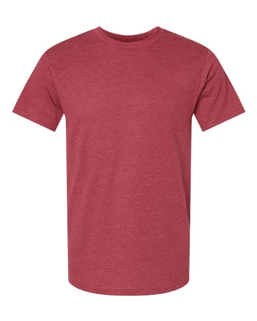 Load image into Gallery viewer, Unisex CVC Tee - Heather Cardinal
