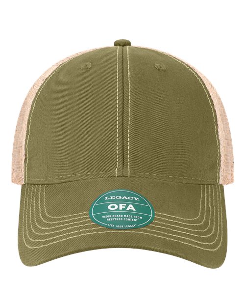 Load image into Gallery viewer, LEGACY OFA Old Favorite Trucker Cap - Olive/ Khaki