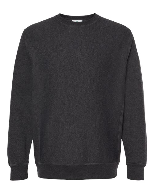 Load image into Gallery viewer, Unisex Legend Premium Heavyweight Cross-Grain Crewneck Sweatshirt - Charcoal Heather