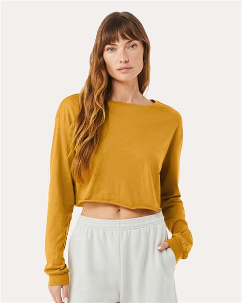 Load image into Gallery viewer, Women's FWD Fashion Crop Long Sleeve Tee — product photo 6