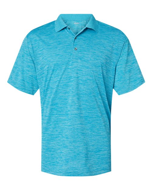 Load image into Gallery viewer, Paragon 130 Men's Dakota Striated Heather Polo - Turquoise Heather