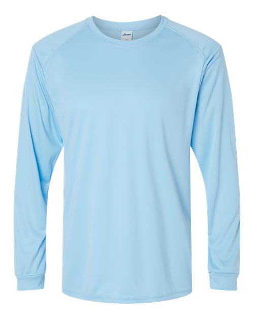 Load image into Gallery viewer, Paragon 210 Unisex Long Islander Performance Long Sleeve T-Shirt - Blue Mist