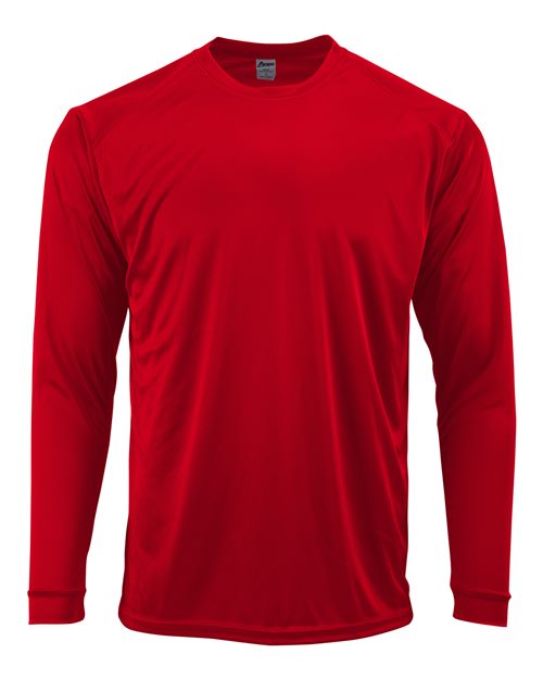 Load image into Gallery viewer, Paragon 218Y Youth Long Islander Performance Long Sleeve T-Shirt - Red