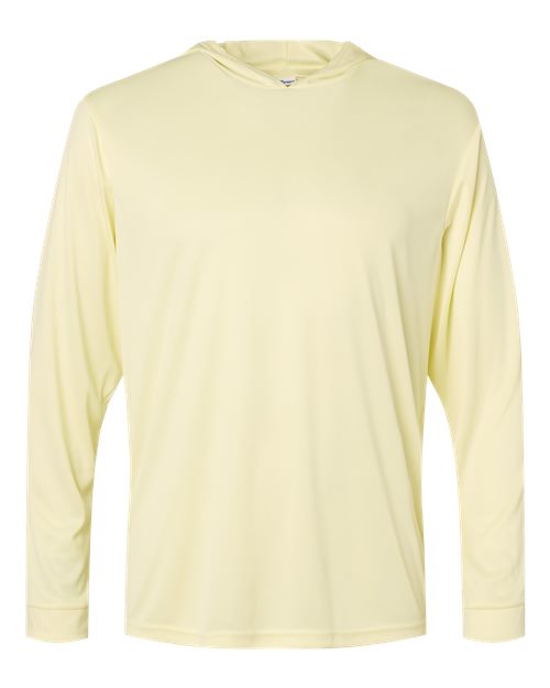 Load image into Gallery viewer, Paragon 220 Unisex Bahama Performance Hooded Long Sleeve T-Shirt - Pale Yellow