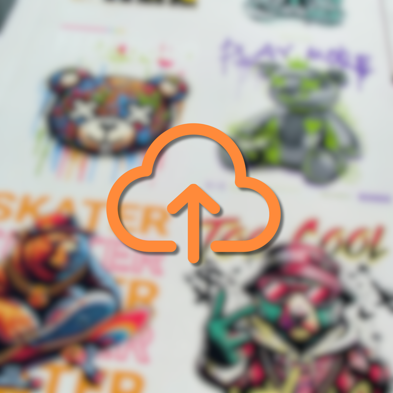 Load image into Gallery viewer, HyperColor DTF Transfers Upload Gang Sheet | Bear Transfers