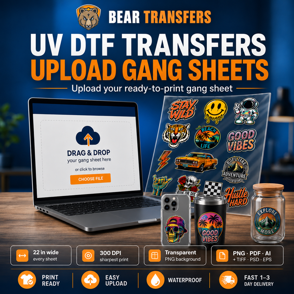 UV DTF Stickers 3D Gang Sheets (UPLOAD)