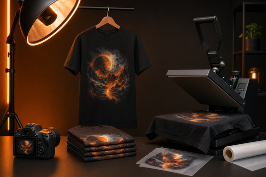 How to Photograph and Mock Up Shirts That Sell